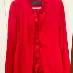 Zara Vibrant Red Trench Coat